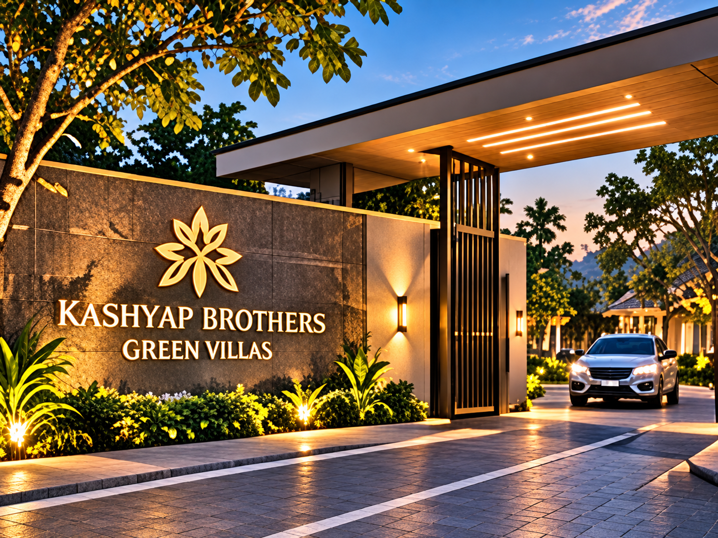 Gated Community Entrance