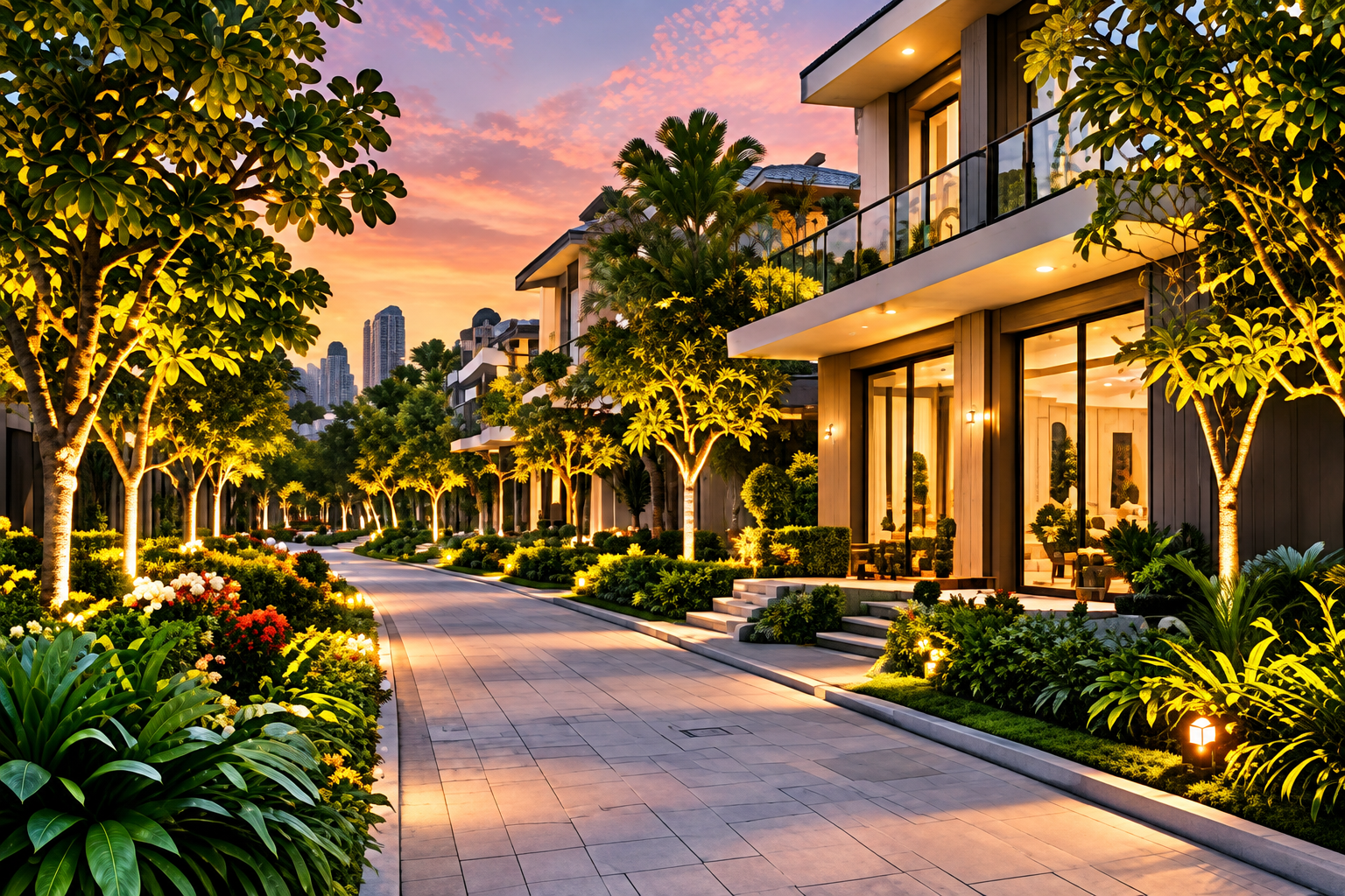 Residential community matching property requirements